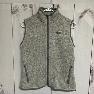 Patagonia Better Sweater® Vest Medium Birch White (Heather Gray) EUC